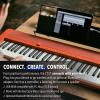 imageCasio Casiotone CTS1  61Key TouchSensitive Retro Keyboard  Sleek Portable Design for Beginners to Pros  Stereo Grand Piano  60 AiX Tones  USBMIDI Connectivity  RedBlack
