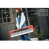imageCasio Casiotone CTS200RD  61Key Portable Keyboard for Beginners  400 Tones 77 Rhythms LCD Display Dance Music Mode USBMIDI Stereo Speakers  Includes Power Supply ampamp Music Rest  RedRed