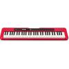 imageCasio Casiotone CTS200RD  61Key Portable Keyboard for Beginners  400 Tones 77 Rhythms LCD Display Dance Music Mode USBMIDI Stereo Speakers  Includes Power Supply ampamp Music Rest  RedRed