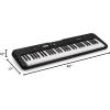 imageCasio Casiotone CTS200RD  61Key Portable Keyboard for Beginners  400 Tones 77 Rhythms LCD Display Dance Music Mode USBMIDI Stereo Speakers  Includes Power Supply ampamp Music Rest  RedBlack