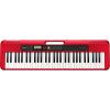 imageCasio Casiotone CTS200RD  61Key Portable Keyboard for Beginners  400 Tones 77 Rhythms LCD Display Dance Music Mode USBMIDI Stereo Speakers  Includes Power Supply ampamp Music Rest  RedRed