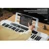 imageCasio Casiotone CTS200RD  61Key Portable Keyboard for Beginners  400 Tones 77 Rhythms LCD Display Dance Music Mode USBMIDI Stereo Speakers  Includes Power Supply ampamp Music Rest  RedWhite