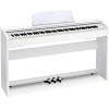 imageCasio Privia PX770  88Key Weighted Console Digital Piano  TriSensor II Scaled Hammer Action Keys  AiR Sound Source 19 Tones Concert Play 16W Stereo Speakers USBMIDI  Elegant Black CabinetWhite