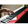 imageCasio Privia PXS1100  88Key TouchResponsive Weighted Digital Piano  UltraPortable  Superior Sound  German Grand Tone Bluetooth Casio Music Space App  Gloss White FinishRed