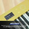 imageCasio Privia PXS7000 Portable Digital Piano w88 Hybrid Weighted Keys 400 Tones Touch Sensor Controls Stand w 3 Pedals Bluetooth USB AC Adapter 32W Speakers Harmonious Mustard PXS7000HMHarmonious Mustard