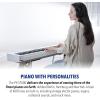 imageCasio Privia PXS7000 Portable Digital Piano w88 Hybrid Weighted Keys 400 Tones Touch Sensor Controls Stand w 3 Pedals Bluetooth USB AC Adapter 32W Speakers Harmonious Mustard PXS7000HMWhite