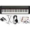 imageCasio Casiotone CTS1  61Key TouchSensitive Retro Keyboard  Sleek Portable Design for Beginners to Pros  Stereo Grand Piano  60 AiX Tones  USBMIDI Connectivity  RedBlack