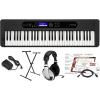 imageCasio Casiotone CTS400  61Key TouchResponsive Portable Keyboard  AiX Sound 600 Tones 200 Rhythms Pitch Bend USBMIDI Surround Speakers Chordana App Compatible  Lightweight ampamp TravelReadyEducational Pack