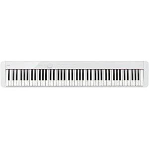 imageCasio Privia PXS1100  88Key TouchResponsive Weighted Digital Piano  UltraPortable  Superior Sound  German Grand Tone Bluetooth Casio Music Space App  Gloss White FinishWhite